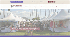 Desktop Screenshot of madeinmauicounty.com